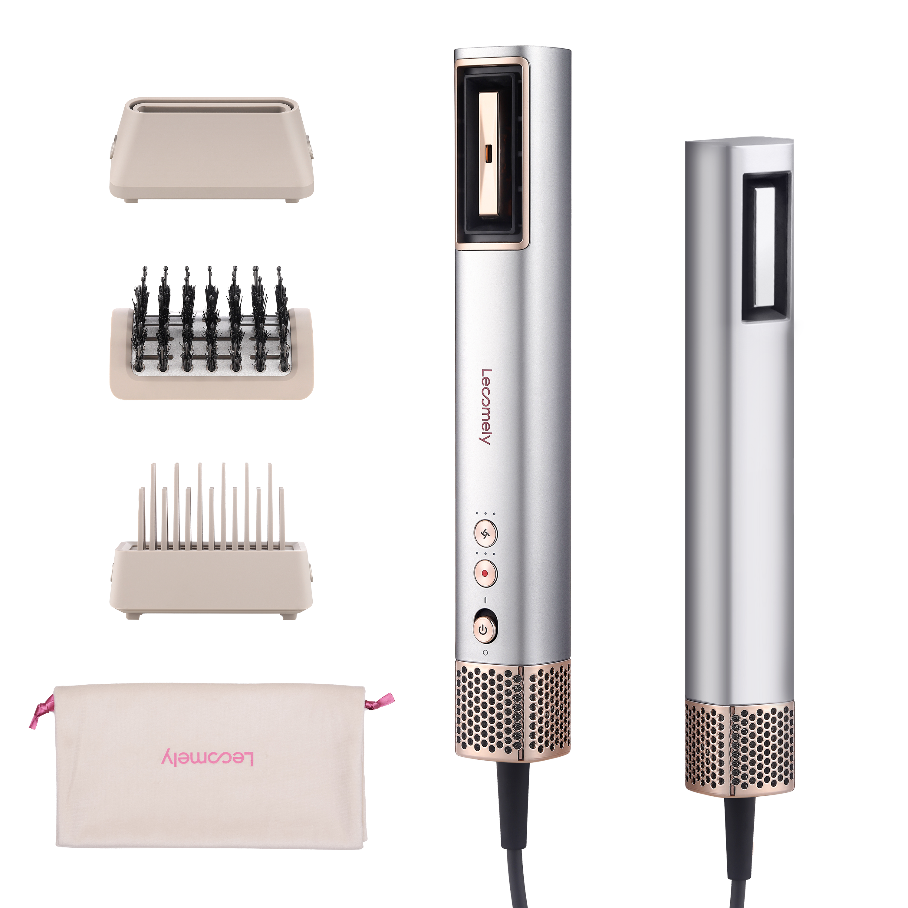 Lecomely Hydro Ionic Hair Dryer AirSwift X2 with attachments